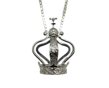 Load image into Gallery viewer, Charity IDES Crown Pendant - Silver
