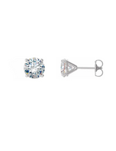 Load image into Gallery viewer, 0.25ctw Diamond Stud Earrings - White Gold