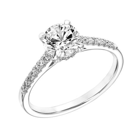 0.48ctw Diamond Ring - White Gold