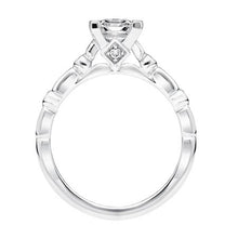 Load image into Gallery viewer, 1.13ctw Princess Cut Diamond Ring GIA - White Gold