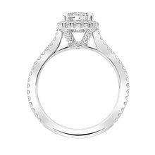Load image into Gallery viewer, 1.70ctw Diamond Halo Ring - White Gold