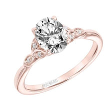 Load image into Gallery viewer, 1.11ctw Oval Cut Diamond Ring GIA - Rose Gold