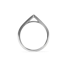 Load image into Gallery viewer, Apex Knife Edge Ring - Silver
