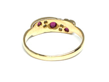 Load image into Gallery viewer, Victorian Ruby and Diamond Ring - Yellow Gold
