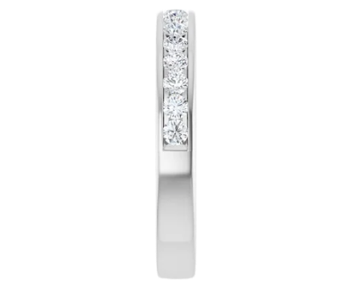 0.33ctw Channel Set Band - White Gold