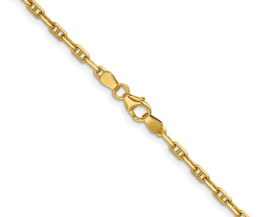 Anchor Link Chain - Yellow Gold