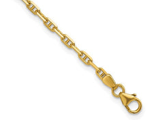 Load image into Gallery viewer, Anchor Link Bracelet 7 1/4&quot; - Yellow Gold
