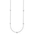 .35ct Diamond by the Yard Style Necklace - White Gold