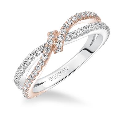 Knotted Anniversary Band - Two Tone