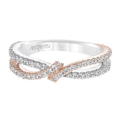 Knotted Anniversary Band - Two Tone