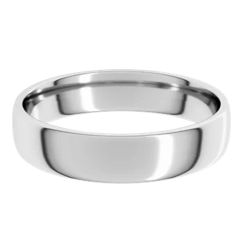 European Style Band 5mm - White Gold