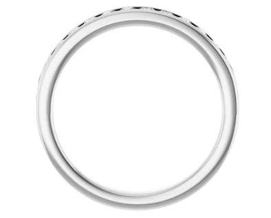 0.33ctw Channel Set Band - White Gold