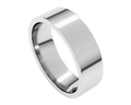 Flat Band 6mm - White Gold