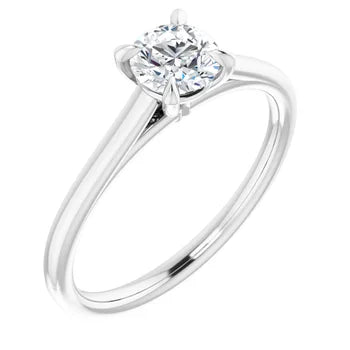 0.53ct Solitaire Diamond Ring - White Gold