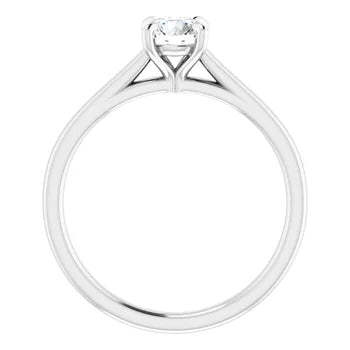0.53ct Solitaire Diamond Ring - White Gold