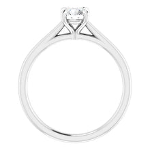 Load image into Gallery viewer, .53ct 4 Prong Double Gallery Ring - White Gold
