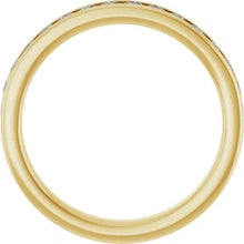 Load image into Gallery viewer, .44ctw Channel Set Diamond Band - Yellow Gold
