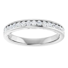 Load image into Gallery viewer, .33ctw Channel Set Band - White Gold

