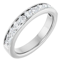 Load image into Gallery viewer, .75ctw Channel Set Diamond Band - White Gold
