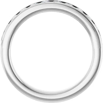 0.75ctw Channel Set Diamond Band - White Gold