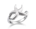 Starfish Ring with Satin Finish - Sterling Silver