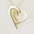Nesting Heart Pendant - Two Tone