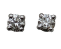 Diamond Stud Earrings 0.10ctw - White Gold