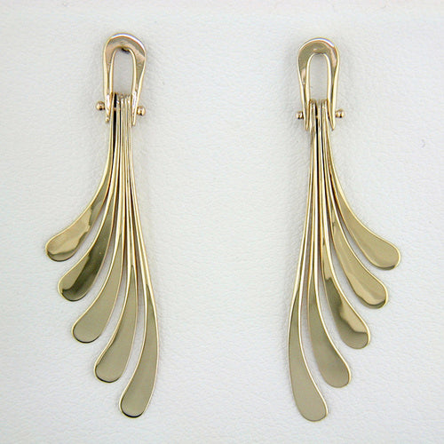 Golden Wing Earrings - Yellow Gold