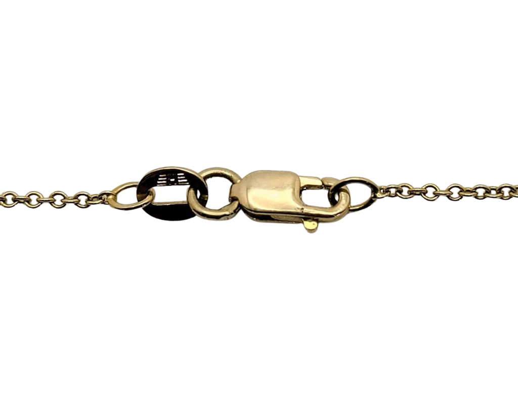 Diamond Articulated Bar Necklace - Yellow Gold