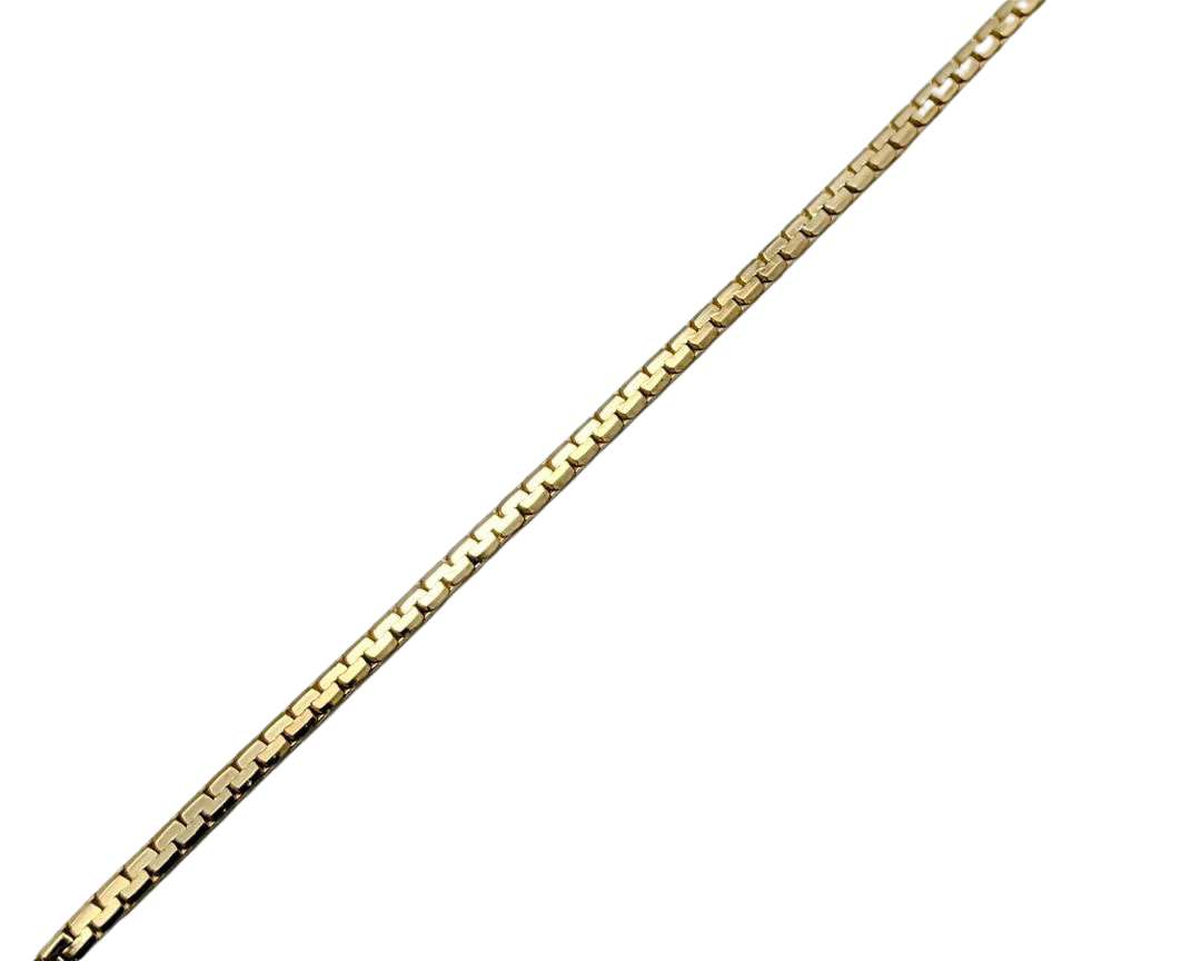 Flat Link Bracelet - Yellow Gold