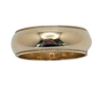 Milgrain Detail Borders Band - Yellow Gold