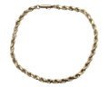 Solid Gold Rope Bracelet - Yellow Gold