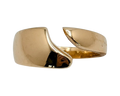 Assymetrical Open Top Band - Yellow Gold