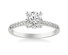 Load image into Gallery viewer, 1.91ct Round Cut Diamond Ring with Diamond Shank - Platinum
