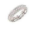 Eternity Band with Milgrain Detail - White Gold