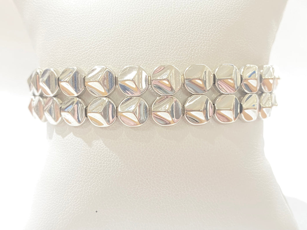 Chimento Reversable Bracelet - Two Tone