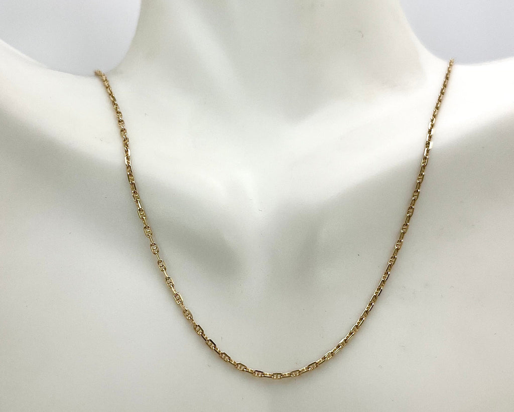 Anchor Link Chain - Yellow Gold