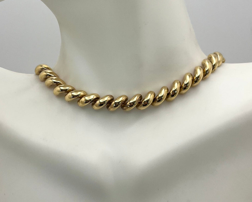 San Marco Link Necklace - Yellow Gold