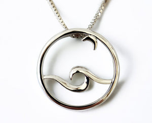 Moon Glow Pendant - Silver
