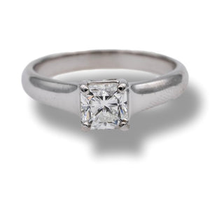 Tiffany & Co Lucida Cut Diamond Solitaire Ring - Platinum