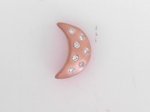 Moonlight Pendant w/ Diamonds - Rose Gold