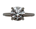 2.05ct Lab Grown Round Solitaire Ring - Platinum
