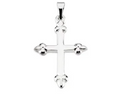 Pointed Arrow Cross - Sterling Silver