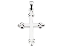 Pointed Arrow Cross - Sterling Silver
