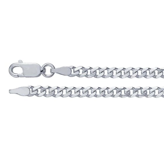 3.0mm Curb Link Chain - Sterling Silver