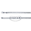 5.5mm Curb Link Chain - Sterling Silver