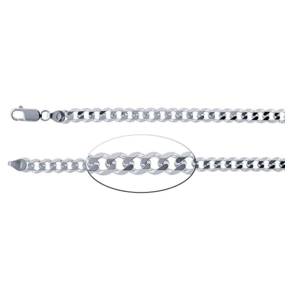 5.5mm Curb Link Chain - Sterling Silver