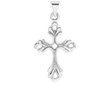 Fancy Cross Pendant - Sterling Silver