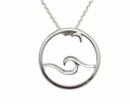 Moon Glow Pendant - Silver