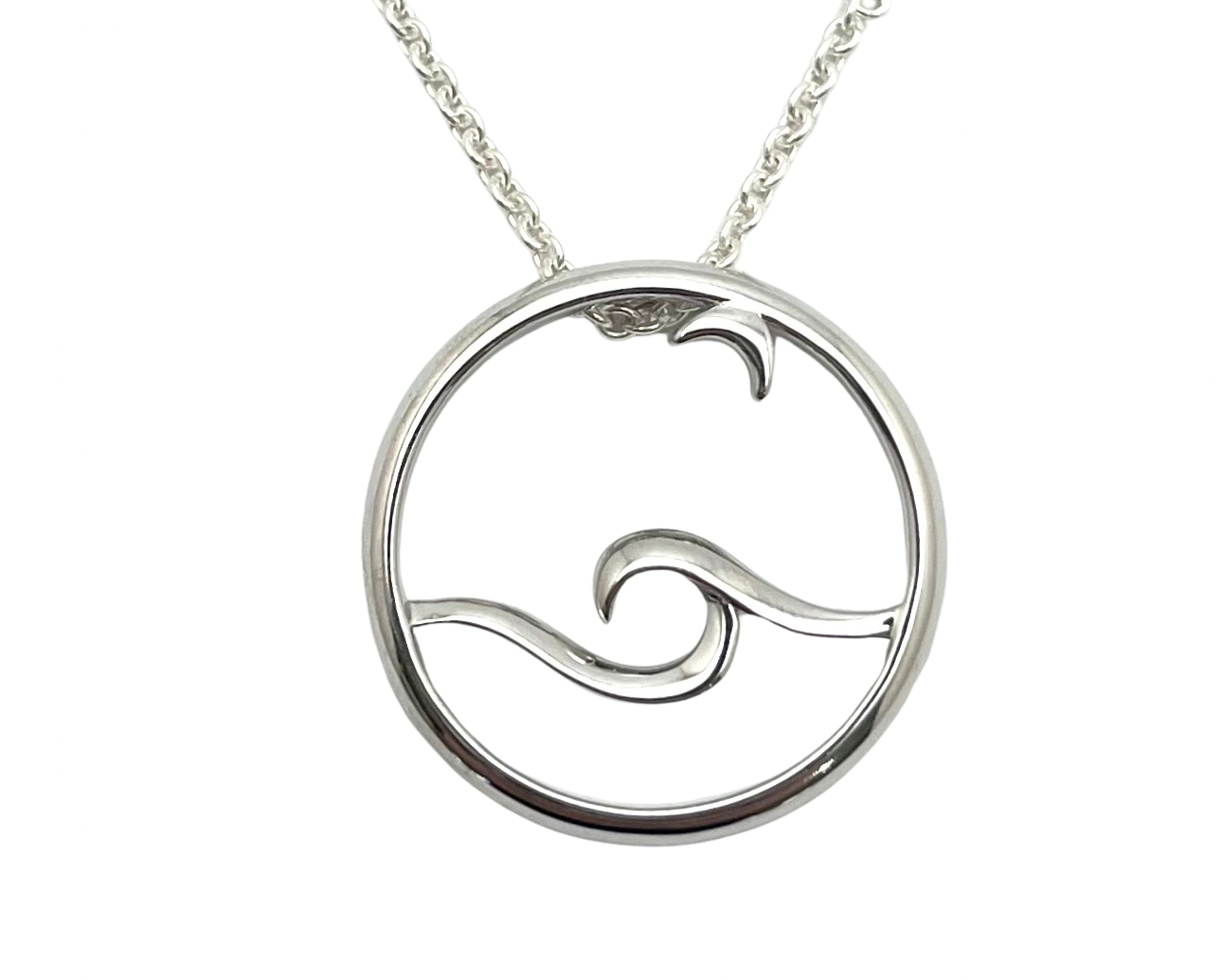 Moon Glow Pendant - Silver